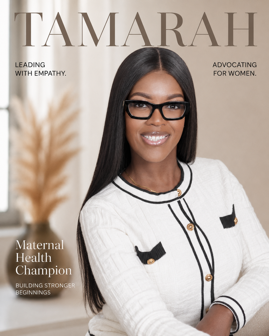 Editorial portrait of Tamarah Beausejour, MPH — Maternal Health Champion